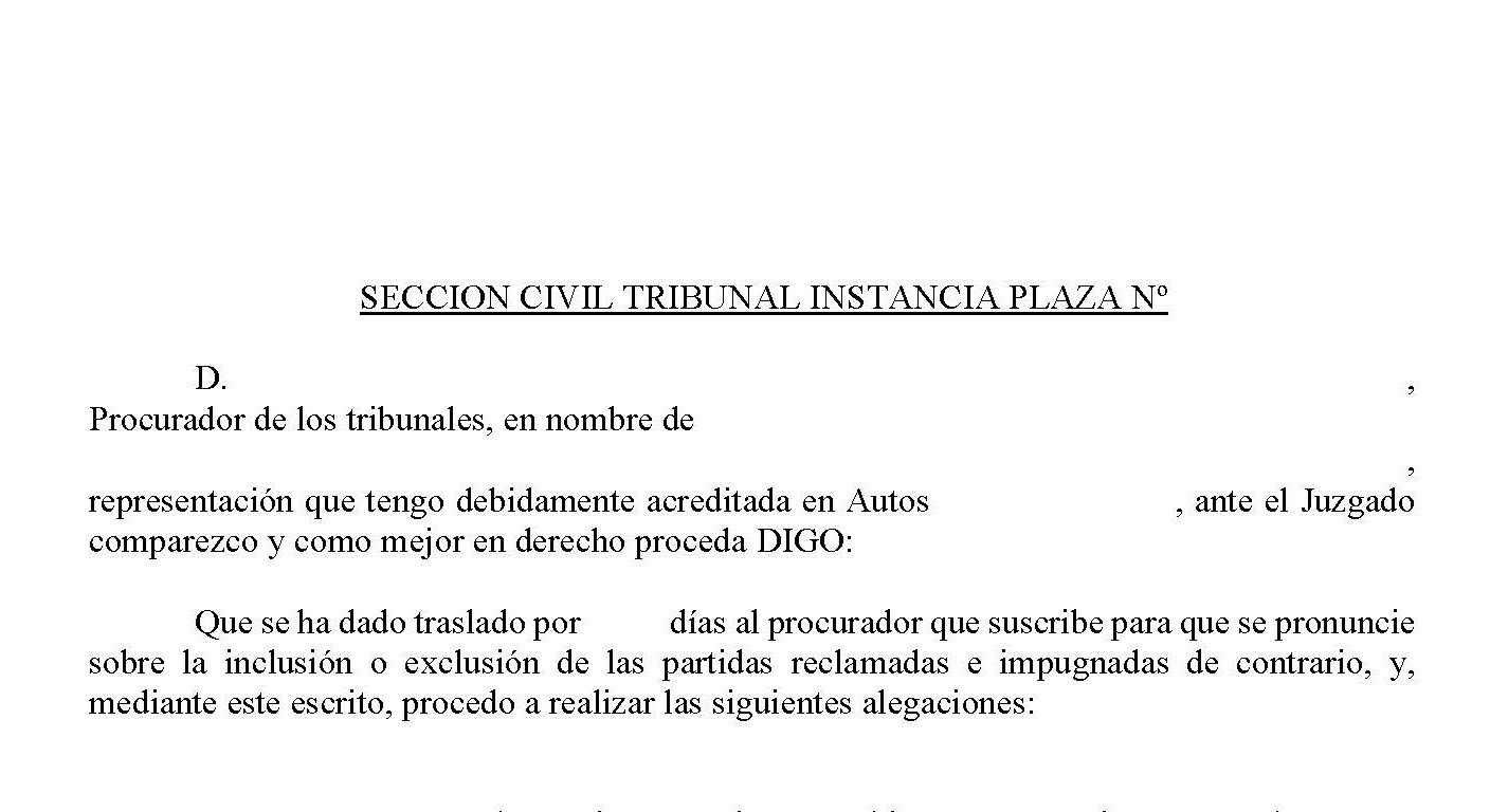 Modelo Impugnacion Costas