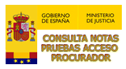 Consulta Notas Pruebas Acceso Procurador